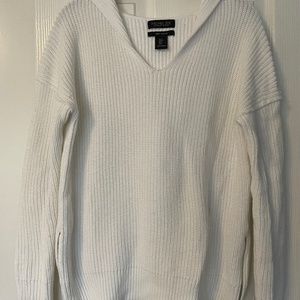 Long Sleeve Knit Cotton Hoodie SZ Small